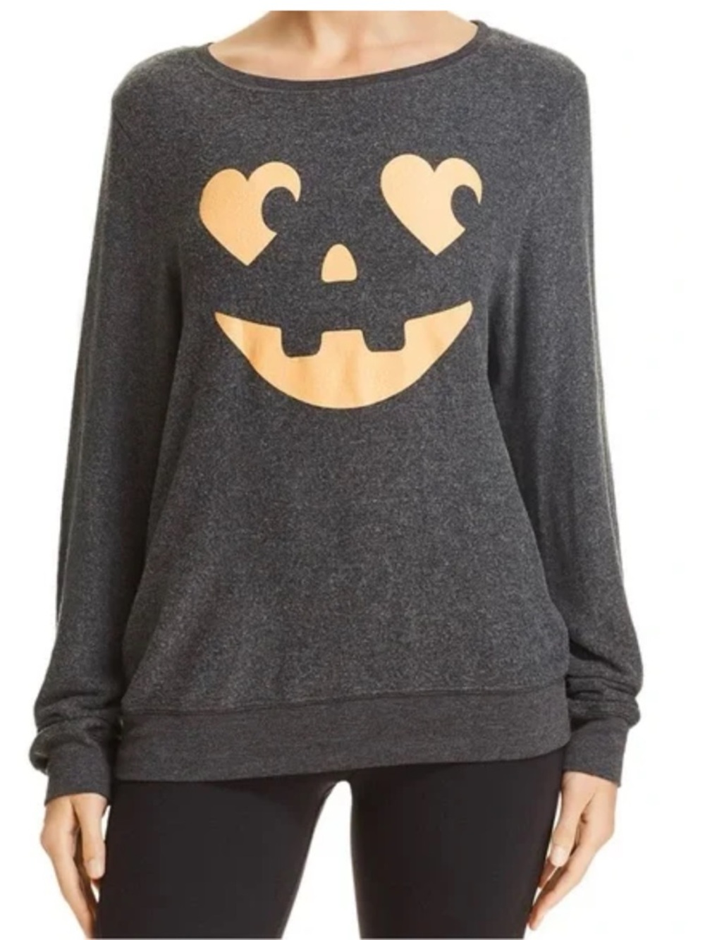 Wildfox Charcoal Jack O’ Lantern Sweater